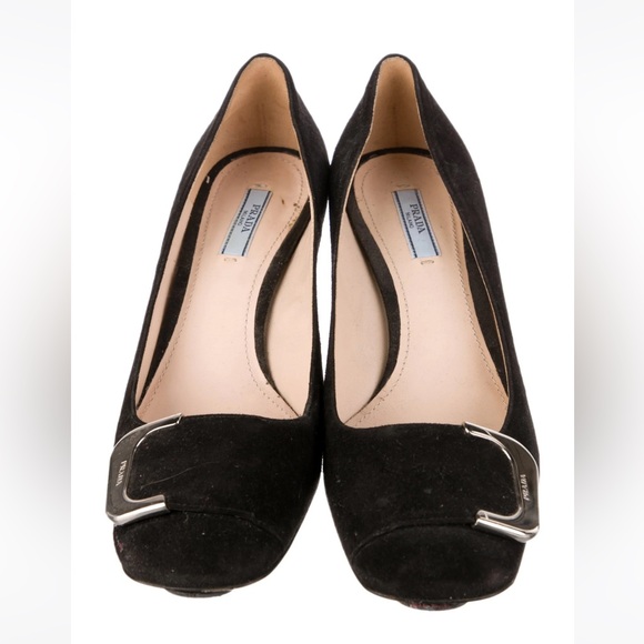Prada Suede Pumps, Size 8.5 - Picture 3 of 5